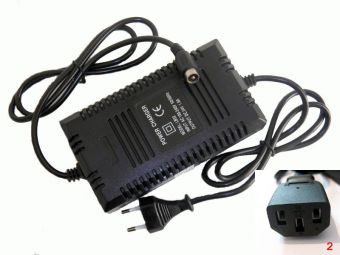 Зарядное устройство для свинцовых аккумуляторов 24V-2А (4 типа разъемов)