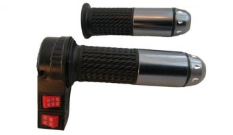 Комплект ручка газа с переключателем на три и два положения 22мм-B