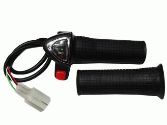 Ручка газа с индикатором заряда 36V и кнопкой