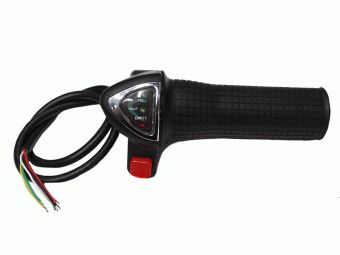 Ручка газа с индикатором заряда 36V и кнопкой