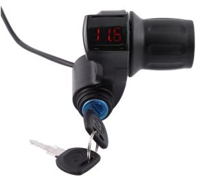 Ручка газа элит-V с цифровым индикатором и замком зажигания