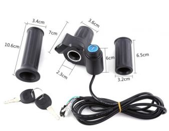 Ручка газа элит-V с цифровым индикатором и замком зажигания