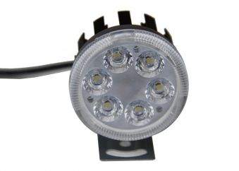 Велофара HI-power LED 24v-72v 4 режима работы для электровелосипедов