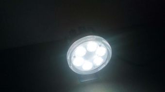 Велофара HI-power LED 24v-72v 4 режима работы для электровелосипедов