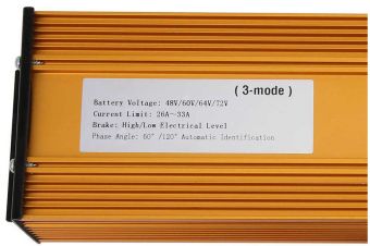 Контроллер 48V-60V-72V / 1000-1500W BLDC - Al, 33A max ,12 Mosfet к эл.двигателям и моторам