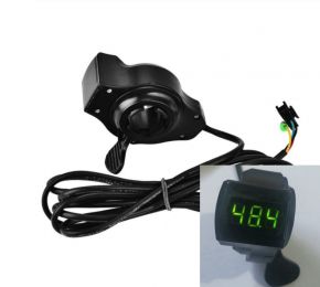 Ручка газа с индикатором заряда универсальная-AL