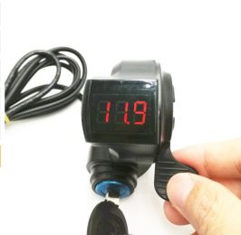 Ручка газа рычаг со светодиодным цифровым дисплеем  и замком зажигания-Al