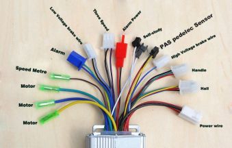 Контроллер бесщеточный (для ремонтов) 36/48 V 350 W-Al, DC 6 mofset