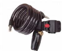 Велозамок тросовый с сигнализацией